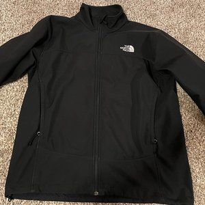 Men's The North Face Black Full-Zip WindStopper Jacket Size Large